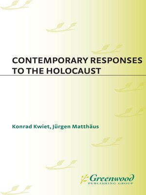 cover image of Contemporary Responses to the Holocaust